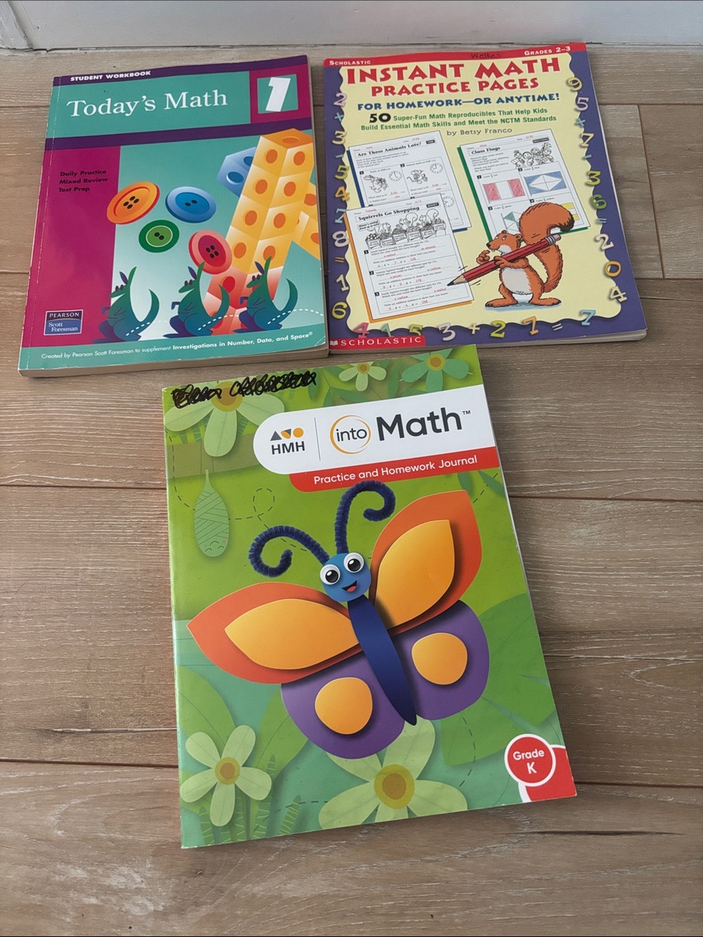 Math K, 1,2,3 Workbooks